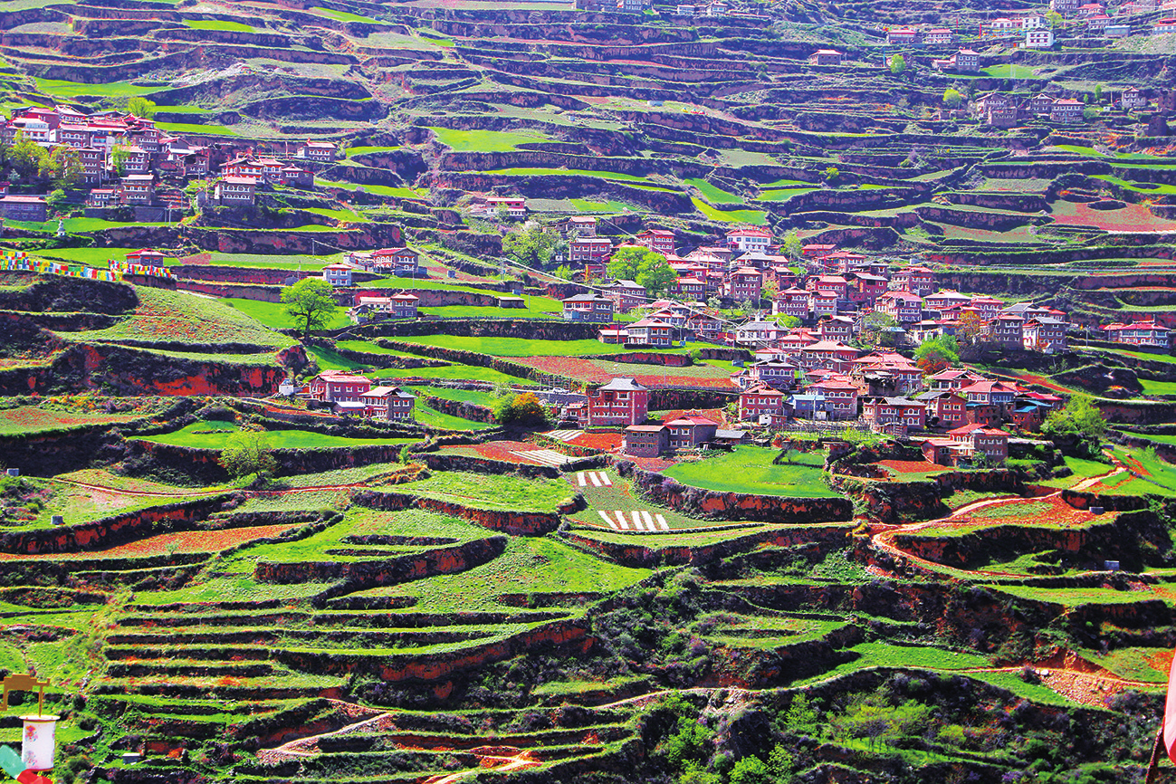 ཁྲོ་ཆུ་རྫོང་གི་ཀའོ་པན་ཧྲན་གྲོང་ཚོའི་རྣམ་པ་ཡིན་པ།