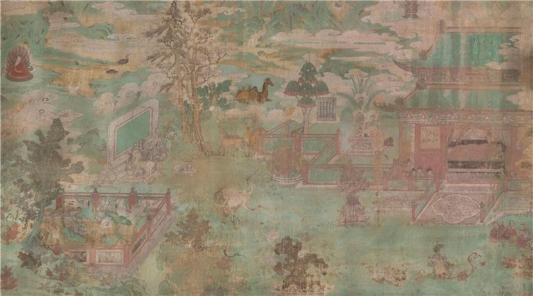 འདི་ནི་གྲོ་ཚང་ལྷ་ཁང་གཽ་ཏམ་སྡེའི་ཁྱམས་ར་ཤར་མའི་ནང་གི་མིང་རྒྱལ་རབས་སྐབས་ཀྱི་སྟོན་པའི་མཛད་རྣམ་བྲིས་པའི་ལྡེབས་རིས（ཆ་ཤས）ཤིག་ཡིན་པ། ཞང་རྡོ་རྗེ་འབུམ་གྱིས་མཁོ་འདོན་བྱས།